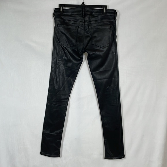 Citizens Of Humanity Jeans By Jerome Dahan 32 Black Shiny EUC - Picture 3 of 11